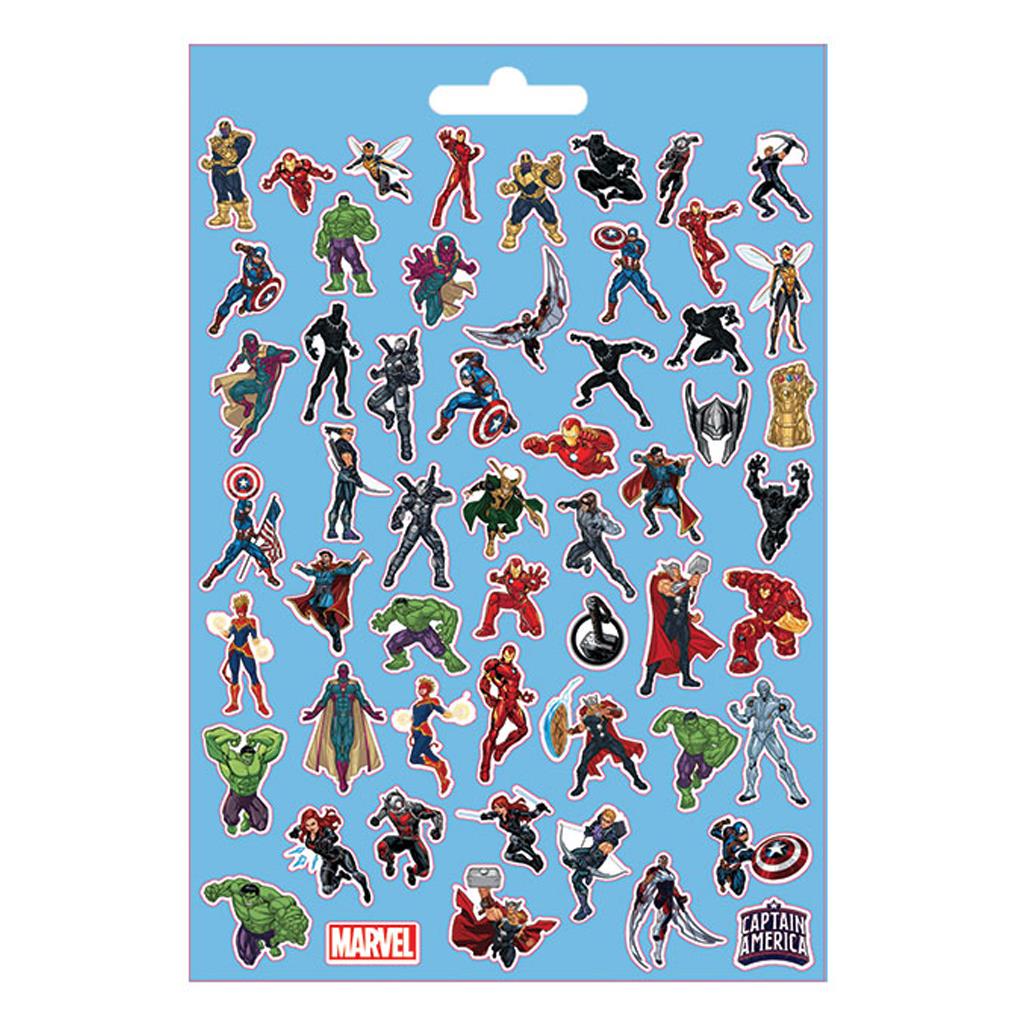 Αυτοκόλλητα Avengers σε Μπλοκ 300 τμχ 21,5×14,5 εκ. (000506044)