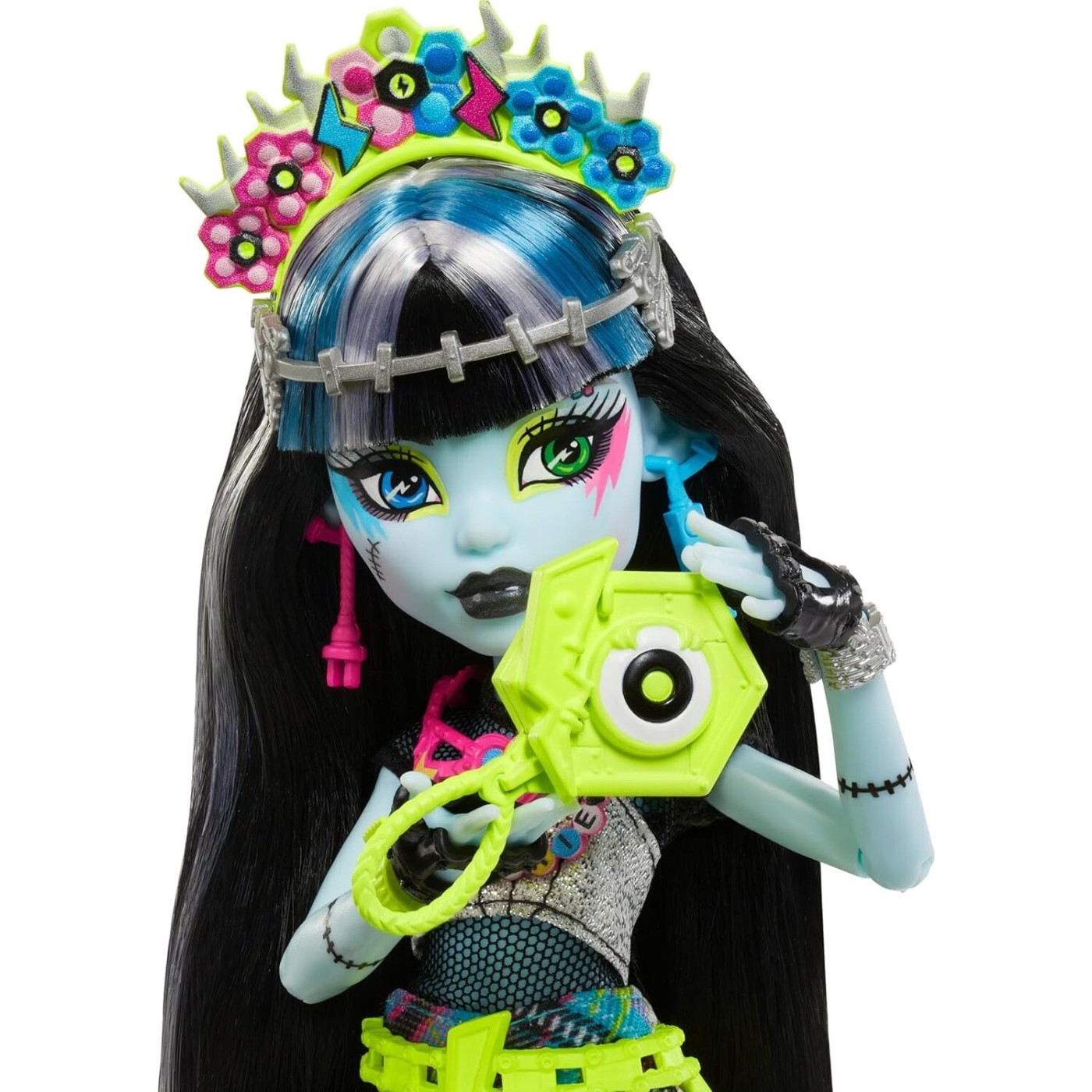 Mattel Monster High Frankie Stein Κούκλα Με Glam Monster Φεστιβάλ Στολή (HXH79)