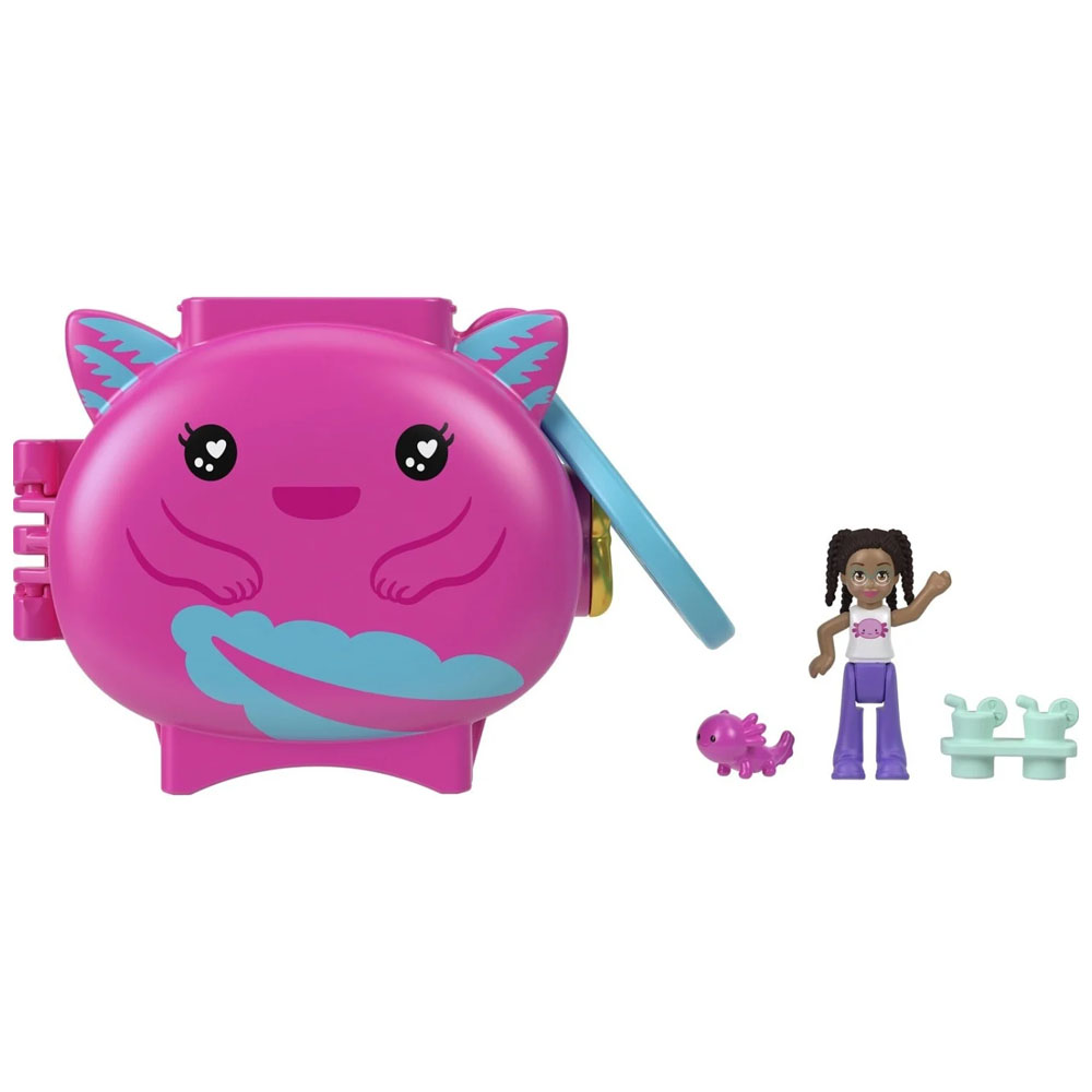Mattel Polly Pocket Mini Σετάκια Με Ζωάκια – Αξολότλ (GYV99/HXX22)