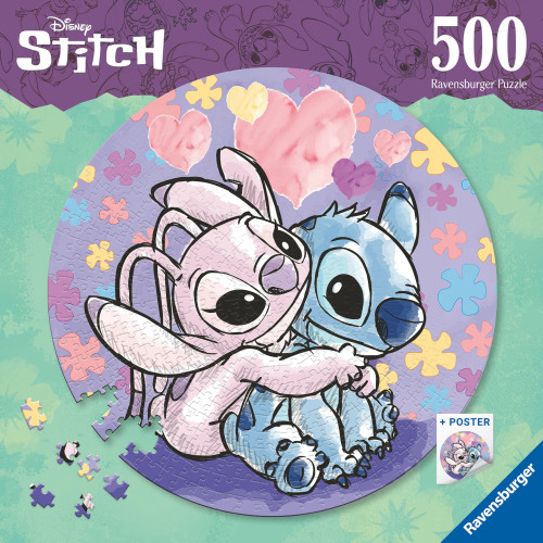 Παζλ 500 τεμ. Stitch & Angel (17581)