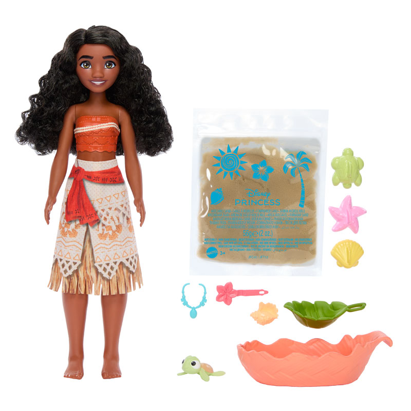 Mattel Disney Princess Fashion Doll Vaiana Ocean Friends Βαϊάνα & Ζωάκι (JFT12)