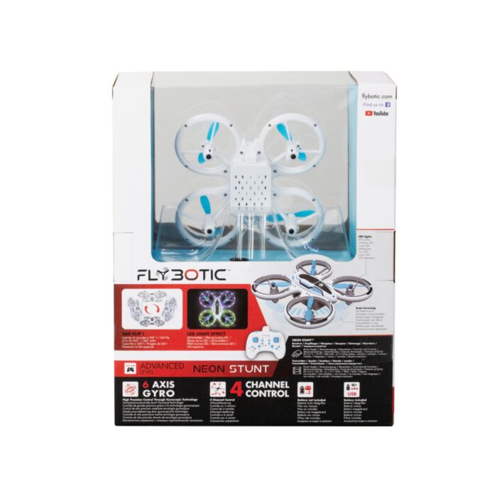 Silverlit Τηλεκατευθυνόμενο Drone Neon Stunt (7530-84827)