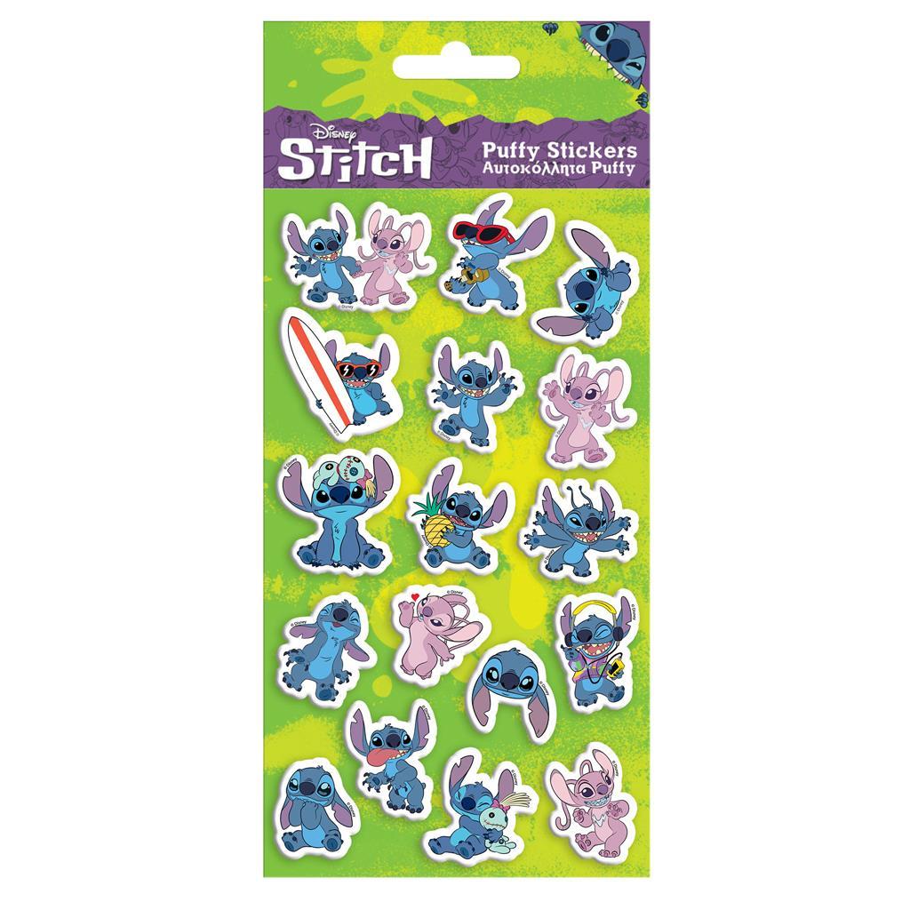 Αυτοκόλλητα Puffy Lilo & Stitch 10x22 εκ. (000564612)