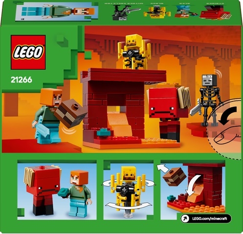 LEGO Minecraft Η Μάχη Στη Λάβα Των Εγκάτων (21266)