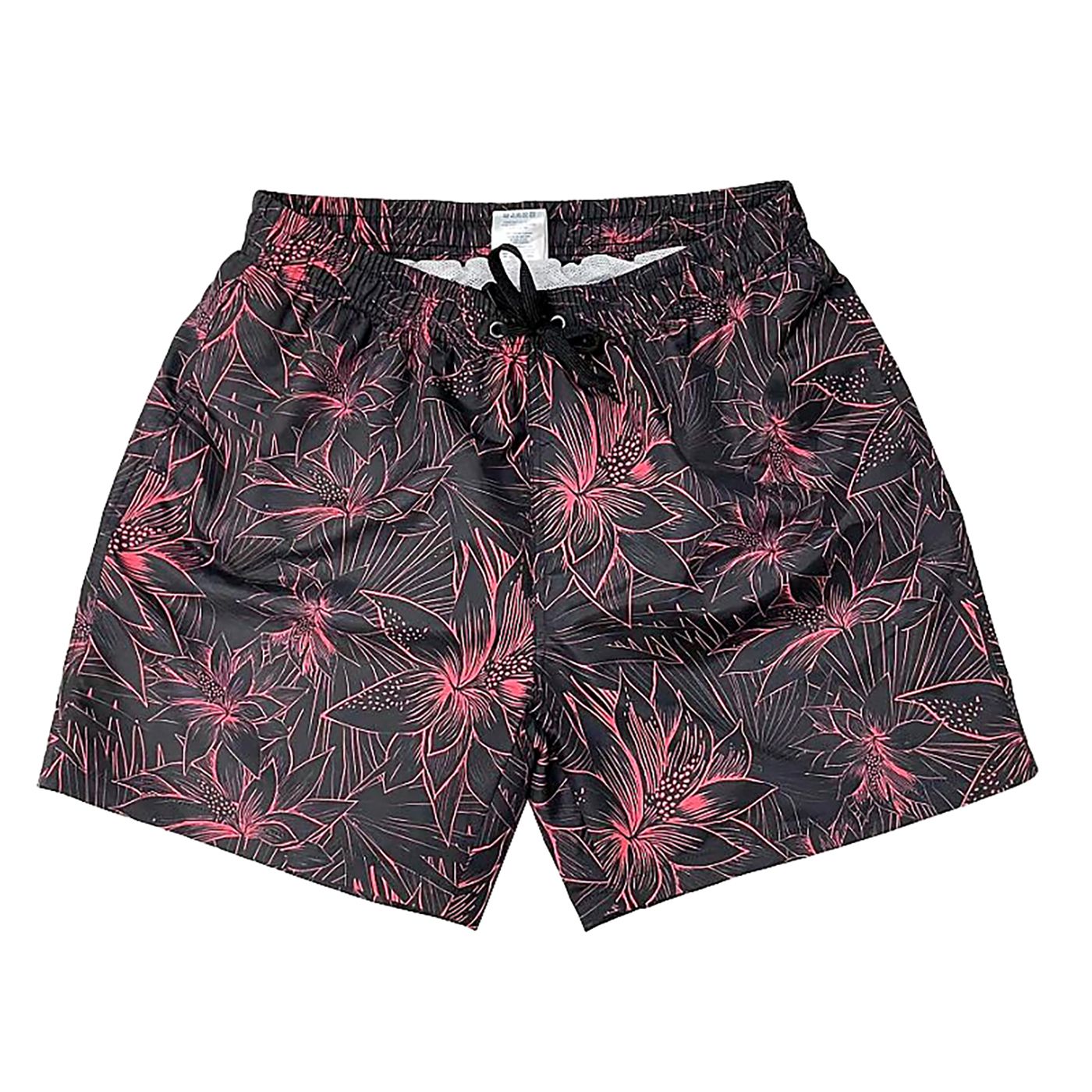Μαγιό Ανδρικό Polyester Μαύρο Κόκκινο Size S