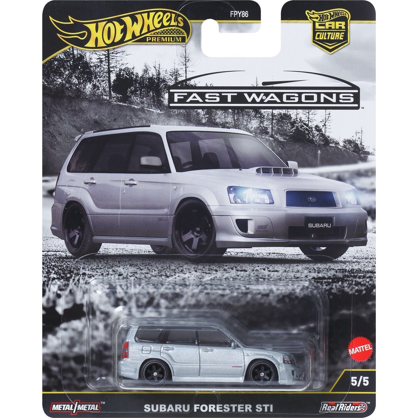 Mattel Hot Wheels – Car Culture Series, Fast Wagons - Subaru Forester Sti (5/5) (FPY86/JBK87)