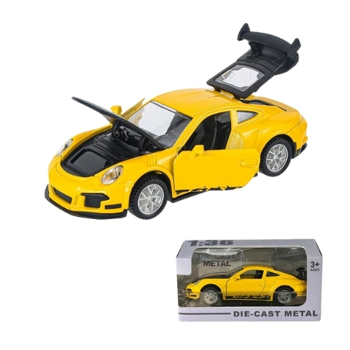 Όχημα Σπορ Pull Back 1:36 σε 2 Χρώματα 13x6x3cm