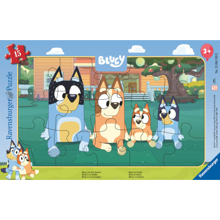 Παζλ Καρτέλα 15 τεμ. Bluey (12004109)