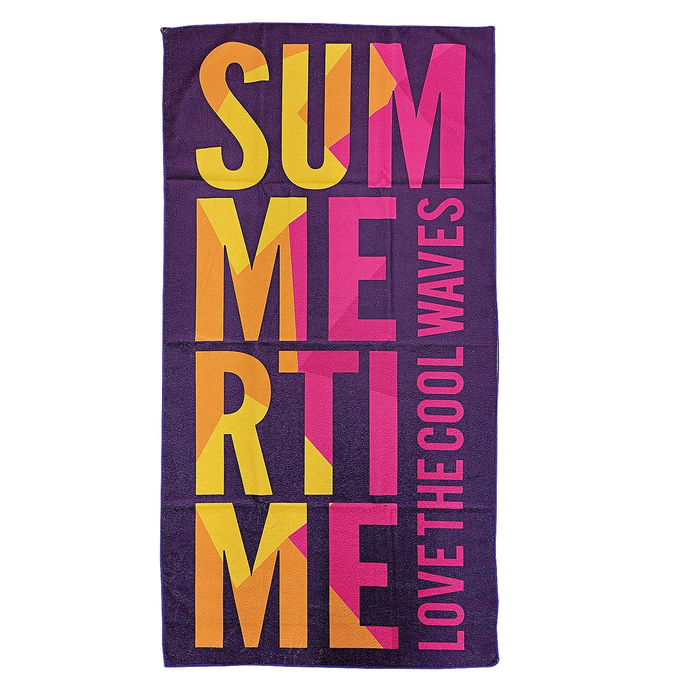 Πετσέτα Θαλάσσης Τυπωμένη Microfiber 70x140cm 245gr Summer Time