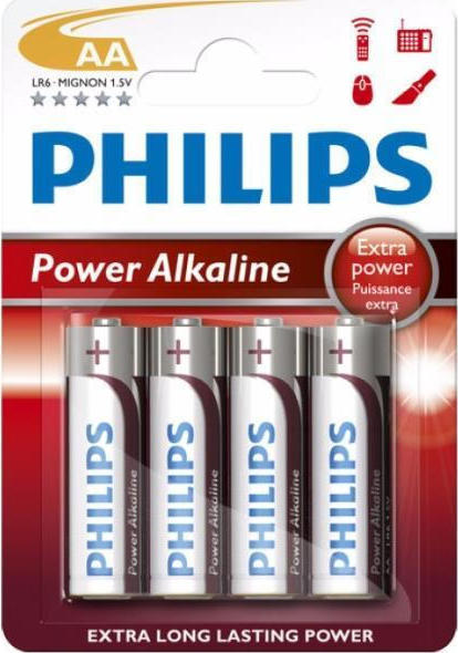 Μπαταρίες Philips Power Alkaline AA 4τμχ