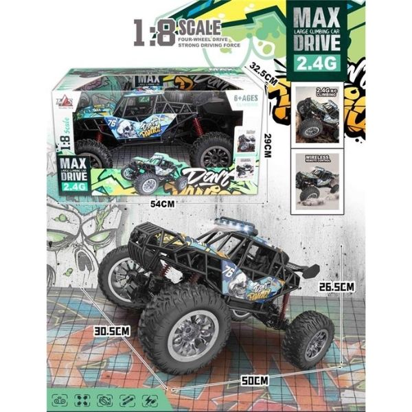 Τηλεκατευθυνόμενο Όχημα Off-Road 1:8 2.4GHz 50cm