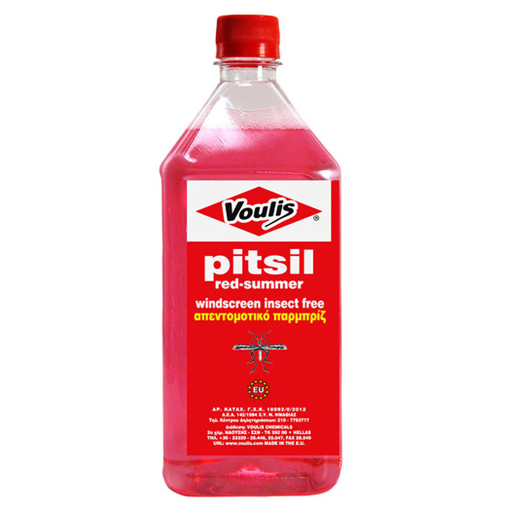 Voulis Υγρό Απεντομωτικό Παρμπρίζ Pitsil Red 2lt